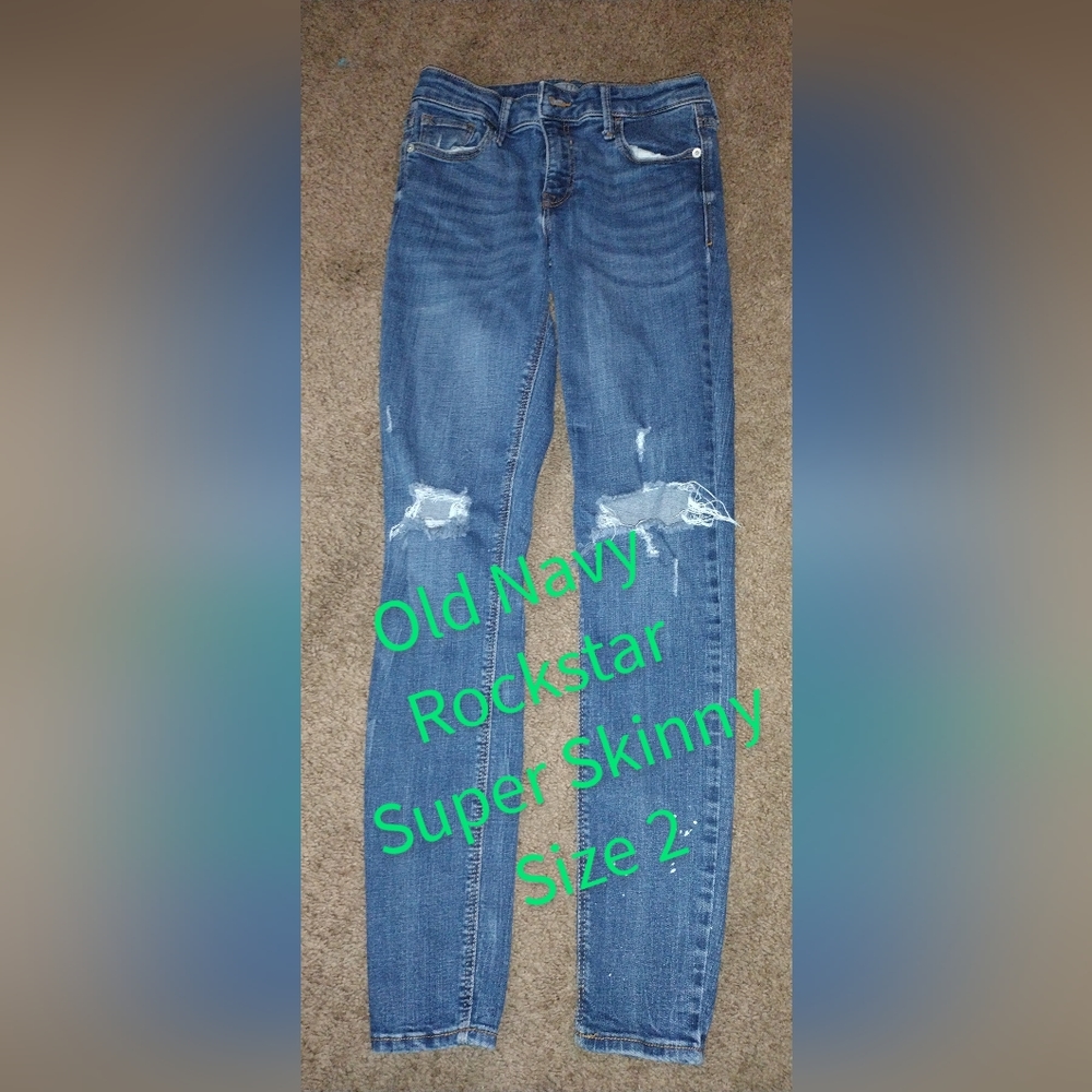Old Navy Rockstar Jeans, Size 2